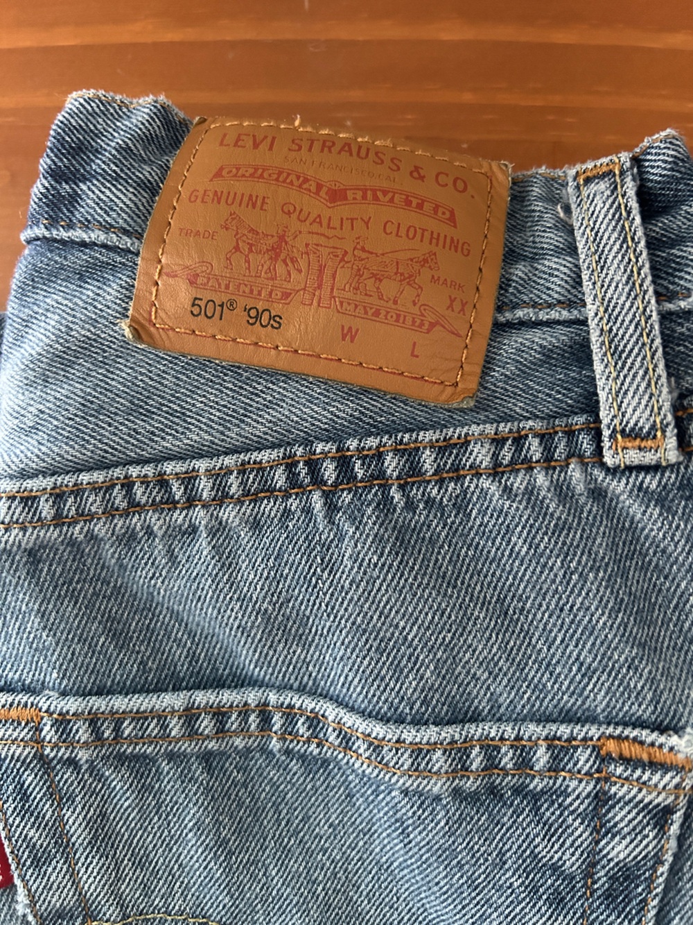 Levi's Light Blue 501 90s Jeans